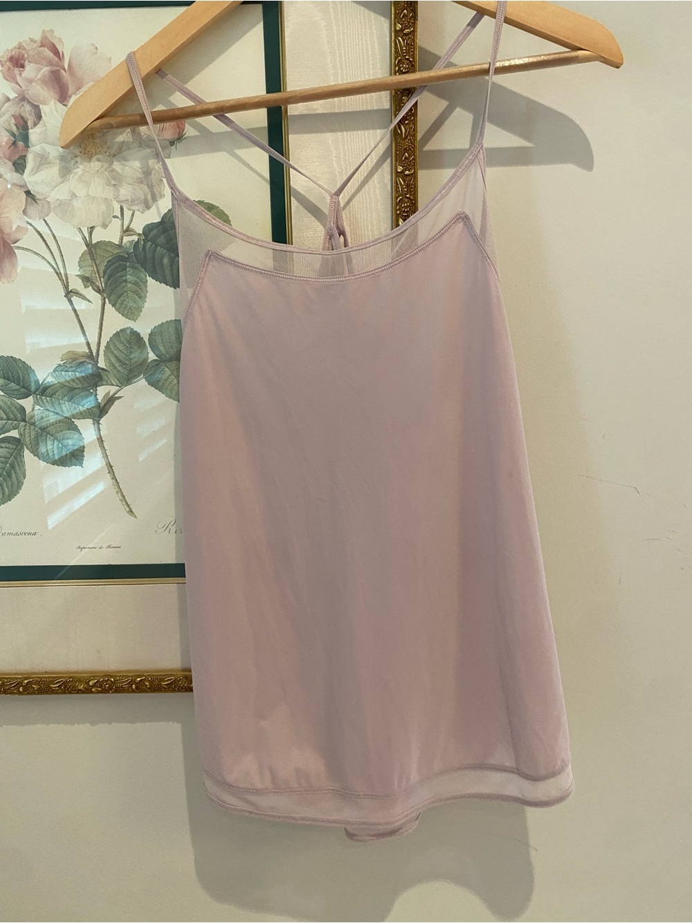 lululemon athletica Light Lavender Strappy Cami